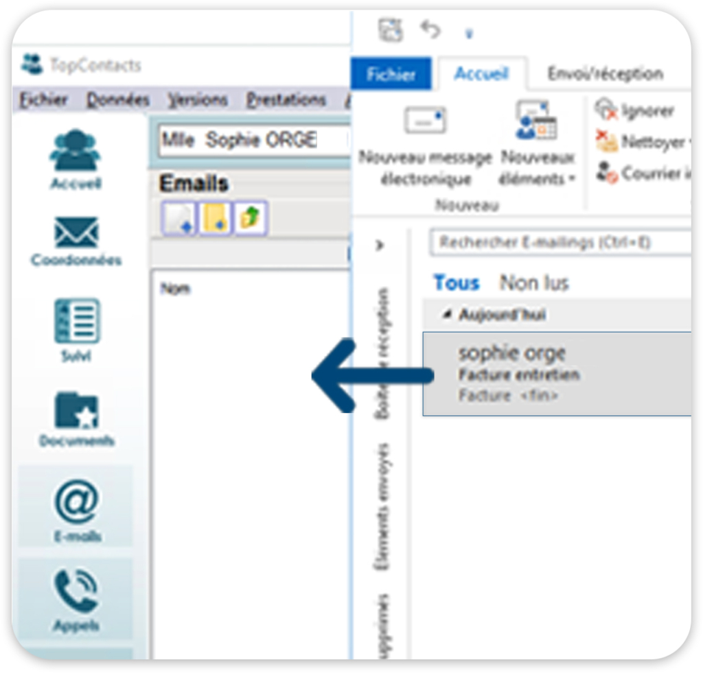 email dans topcontacts